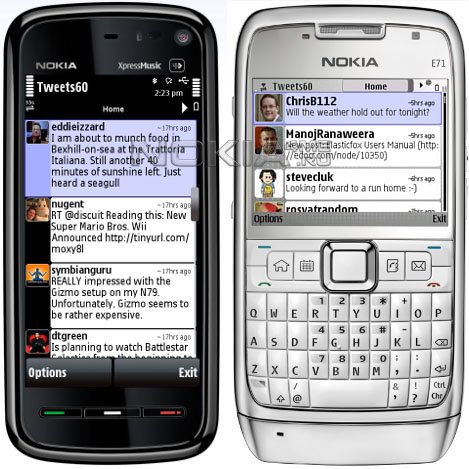 Tweets60 - Twitter   Symbian 9