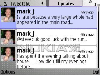 Tweets60 - Twitter   Symbian 9