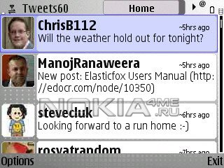 Tweets60 - Twitter   Symbian 9