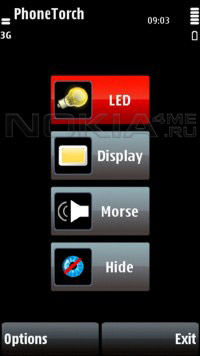 PhoneTorch -   Symbian 9.4