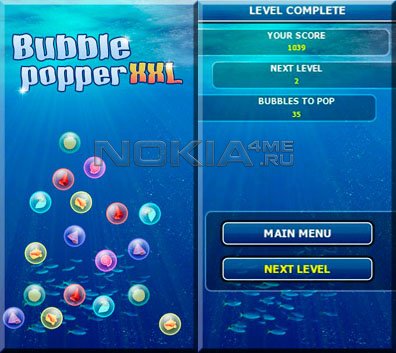 Bubble Popper HD v.1.00 -   symbian ^3, Belle ,anna