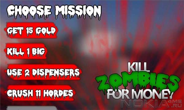 Kill Zombies For Money -   Windows Phone 7.5  